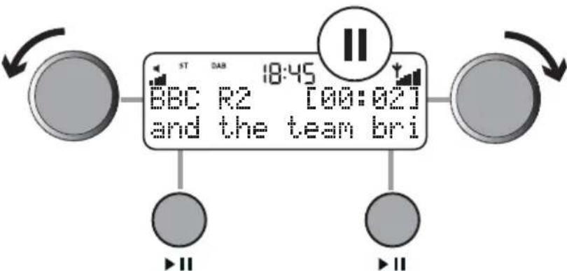 PURE One Classic Series 2 - Pause og tilbagespoling af live-radio - 3