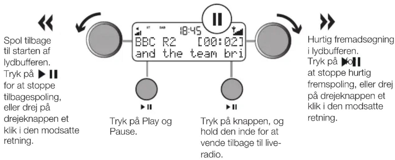 PURE One Elite series 2 - Pause og tilbagespoling af live-radio - 2