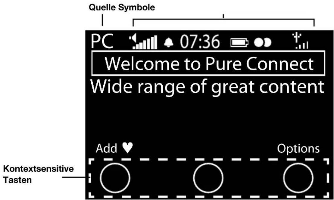 PURE Evoke F4 with Bluetooth - Bildschirmsymbole - 1
