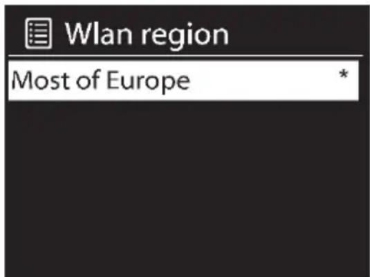 SILVERCREST SIRD 14 C2 - Selecting the WLAN region - 1