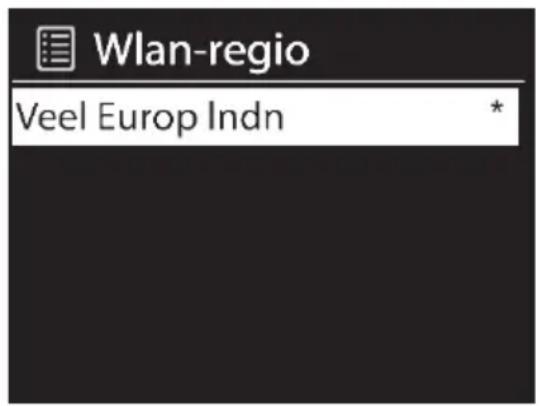 SILVERCREST SIRD 14 C2 - De WLAN-regio selecteren - 1