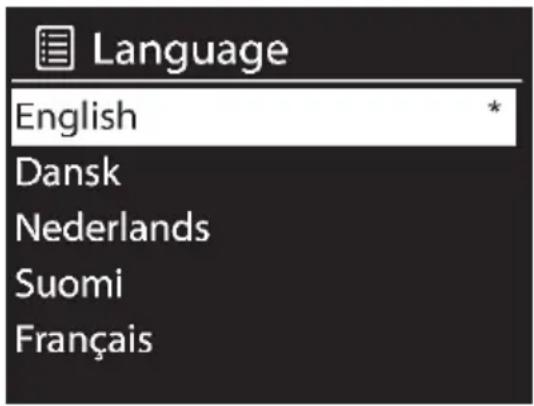 SILVERCREST SIRD 14 C2 - Selecting the menu language - 1