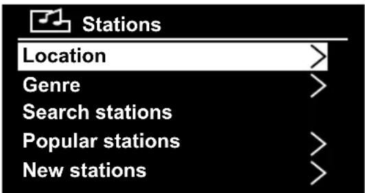 PEAQ DAB+ Radio PDR300 - Stations (selection d'une station) - 1