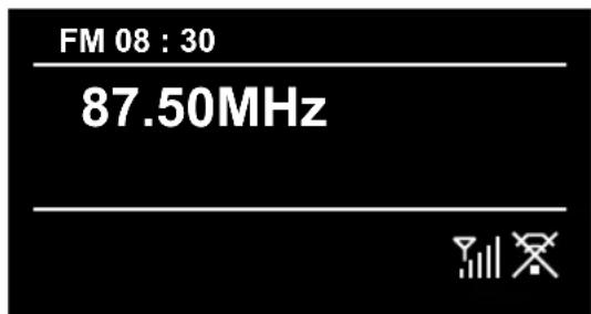 PEAQ DAB+ Radio PDR300 - FM rádioadók beallítása - 2