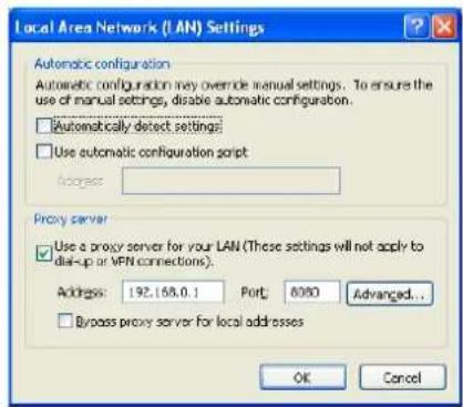 Noxon IRadio for iPod - En cas d'utilisation d'un serveur proxy... - 1