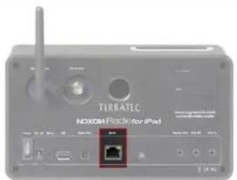 Noxon IRadio for iPod - Le prise réseau (« LAN ») - 1