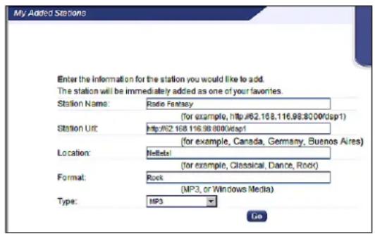 Noxon IRadio for iPod - Votre service vTuner Premium, gestion des favors la deuxieme. - 2