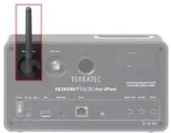 Noxon IRadio for iPod - La prise pour l'antenne WiFi (« WLAN ») - 1