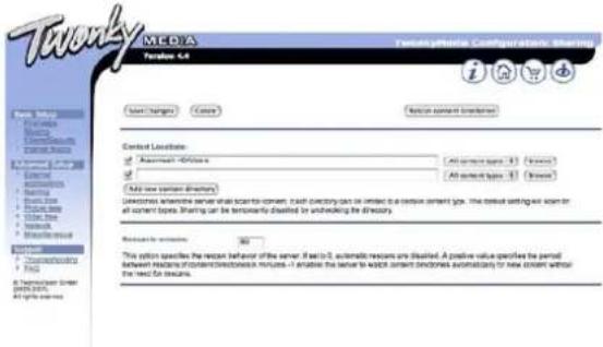 Noxon IRadio for iPod - Interface Web - Partages - 1