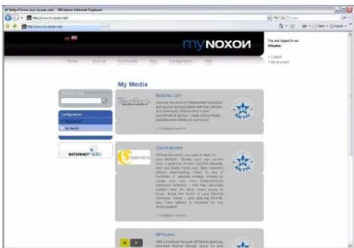 Noxon IRadio Cube - My Services de myNOXON - 1