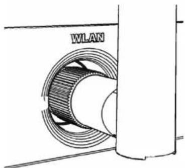 Noxon IRadio Cube - La prise pour l'antenne WLAN (« WLAN ») - 1