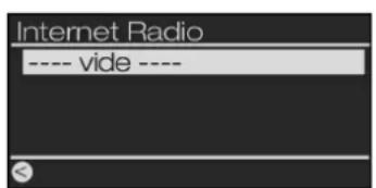 Noxon IRadio Cube - Le repertoire des stations radio - 1