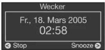 Noxon IRadio Cube - Le réveil sonne... les fonctions Stop et Snooze? - 1