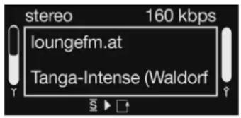 Noxon IRadio Cube - Les modes d'affichage - 1