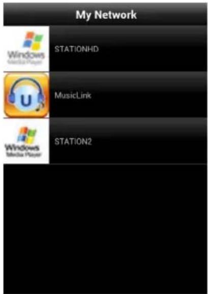 My Network Windows STATIONHD MusicLink Windows STATION2