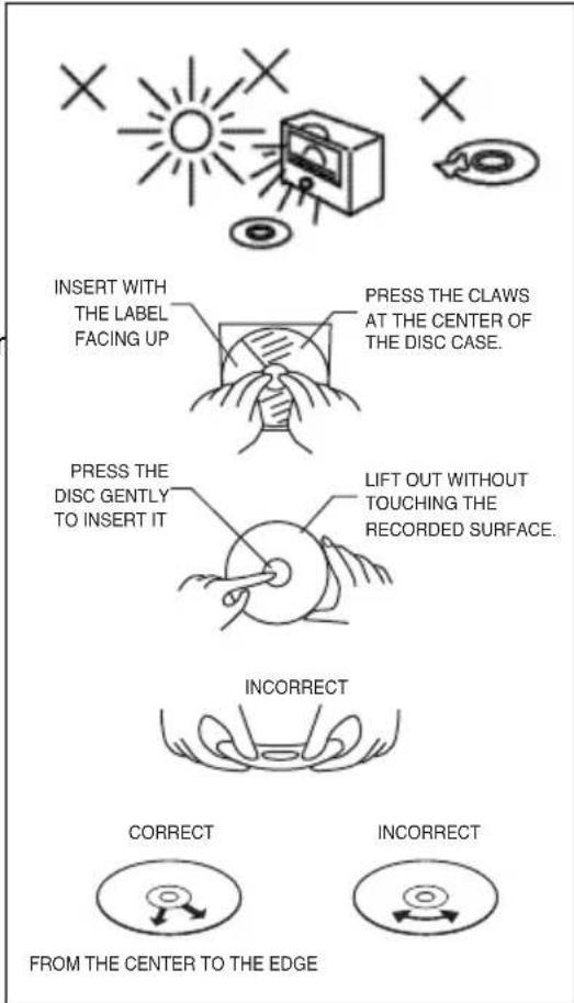 MT Logic CDCL72MT - TIPS ON HANDLING COMPACT DISCS - 2