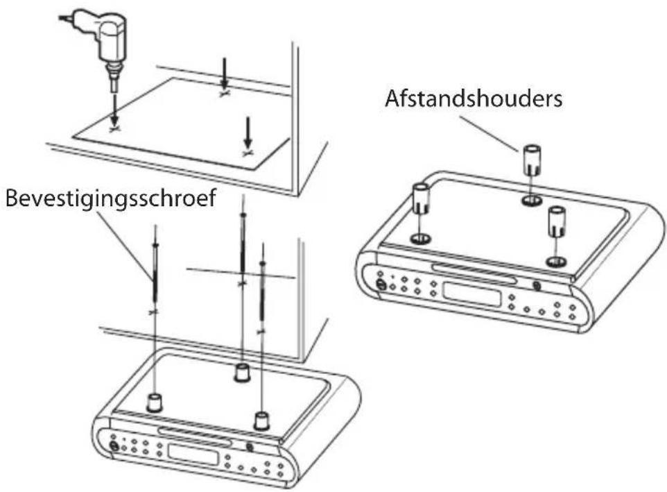 MT Logic CDCL72MT - HET APPARAAT ONDER EEN KAST BEVESTIGEN - 1