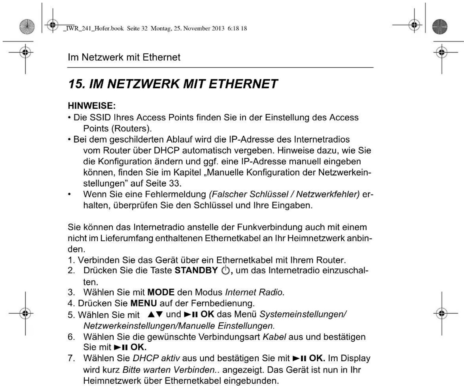 Terris IWR 241 - Wiedergabe mit dem Internetradio - 1