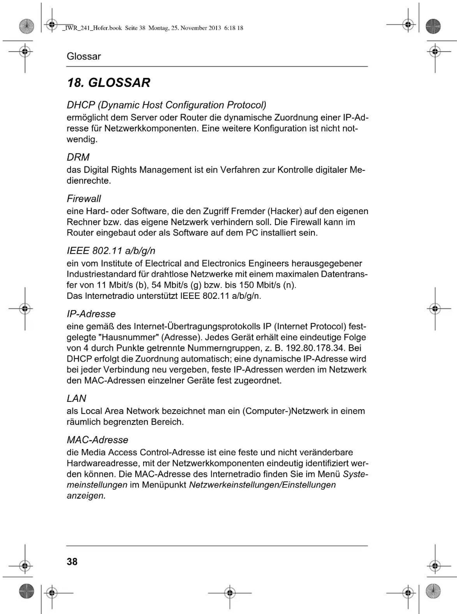 Terris IWR 241 - DAUERHAFTE NETZWERKVERBINDUNG - 1
