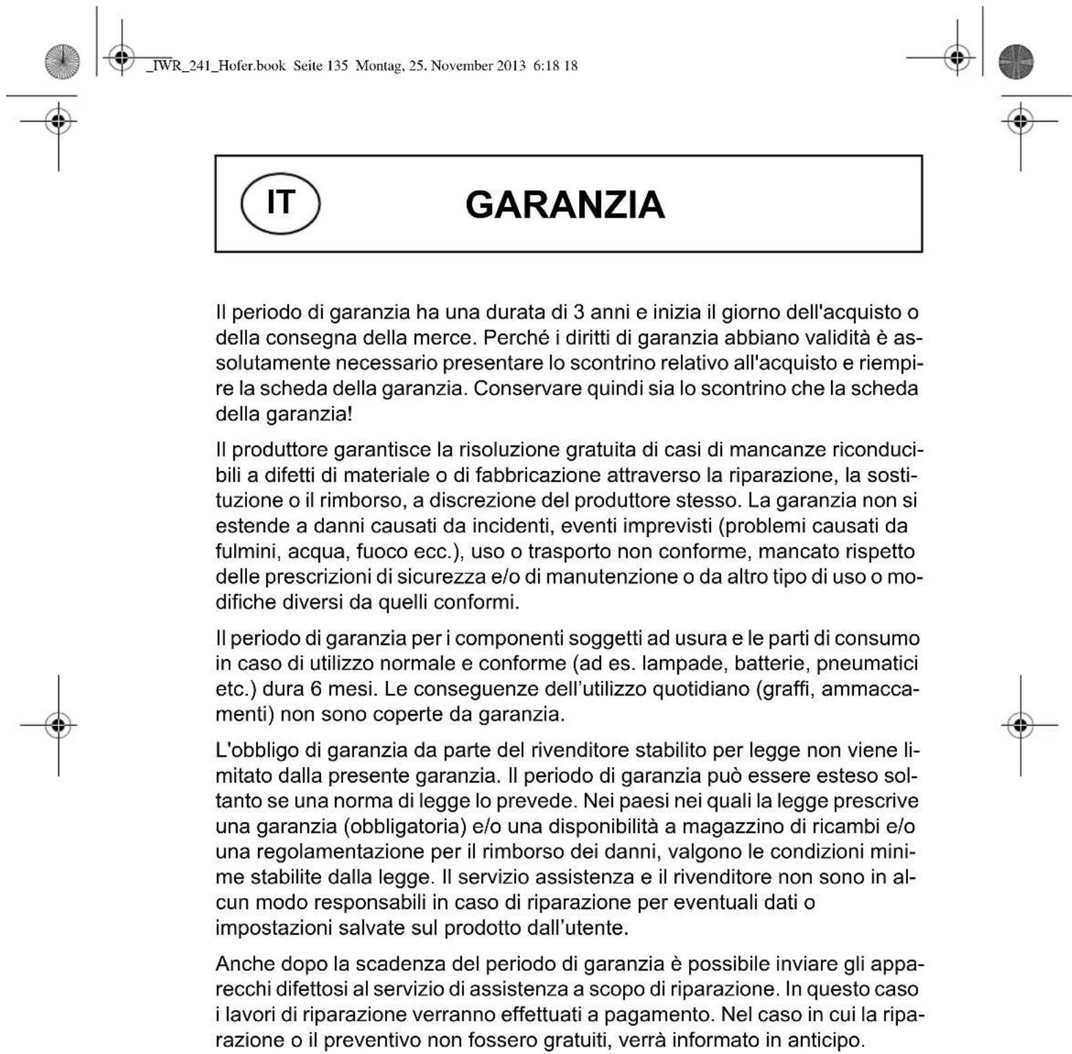 Terris IWR 241 - RISOLUZIONE DEI PROBLEMI - 3