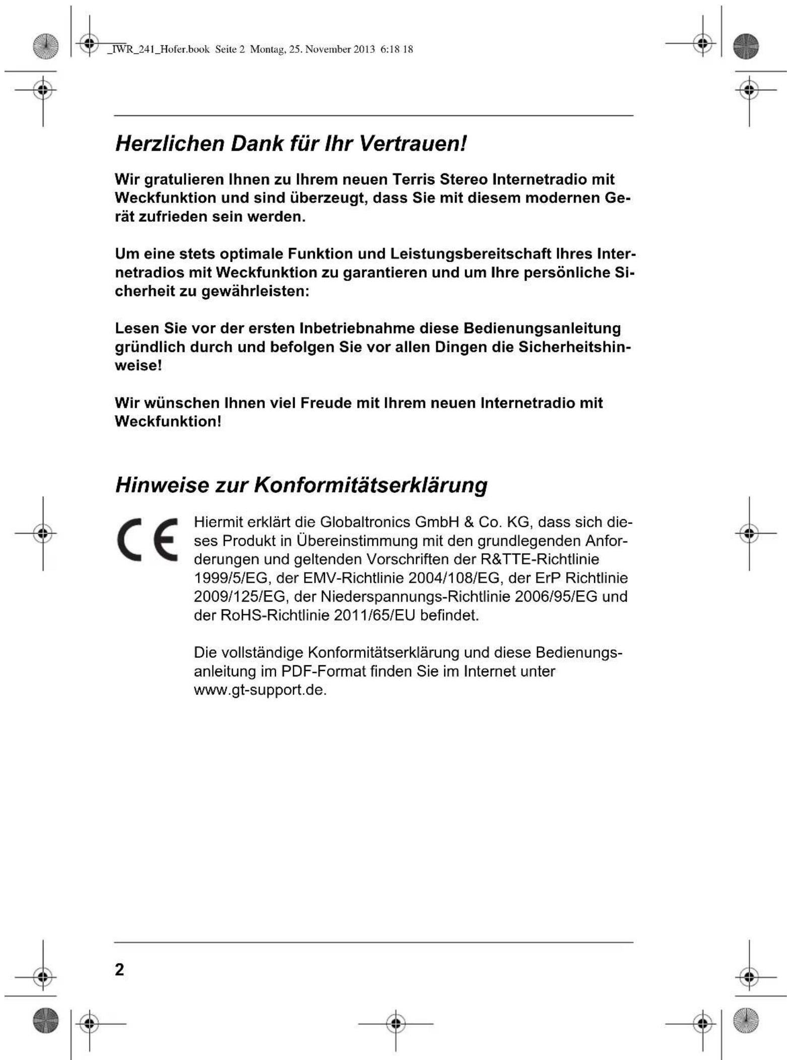 Terris IWR 241 - Stereo Internetradio mit Weckfunktion - 8