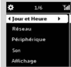 PHILIPS WAK3300 - Réglage de l'horloge - 1