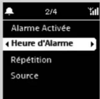 PHILIPS WAK3300 - Régler l'heure de l'alarme - 2