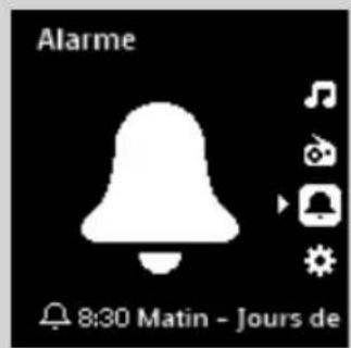PHILIPS WAK3300 - Régler l'heure de l'alarme - 1