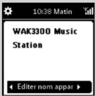 PHILIPS WAK3300 - Renommer le système - 3