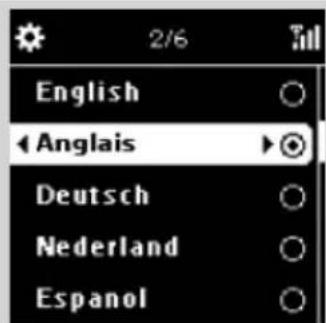 PHILIPS WAK3300 - Sélectionnez la langue - 1
