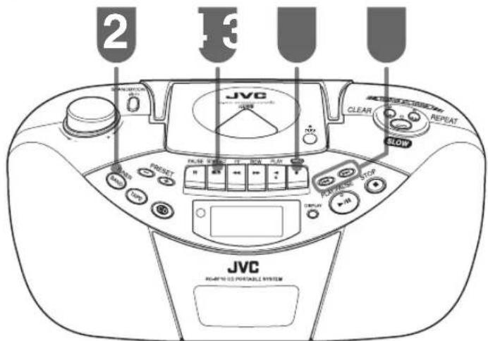 JVC RCBF10 - Vom Radio aufnehmen - 1