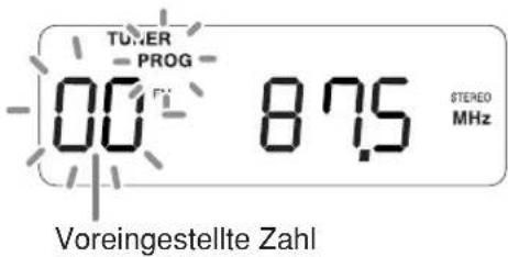 JVC RCBF10 - Radiosender speichern (Voreinstellung) - 3