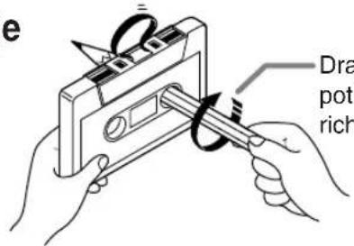 JVC RCBF10 - ■ Hoe om te gaan met een cassettebandje - 1