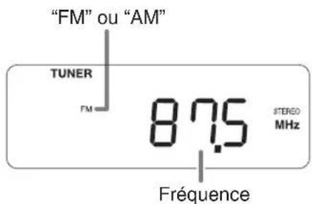 JVC RCBF10 - Appuyez sur TUNER BAND pour sélectionner "FM" ou "AM". - 2