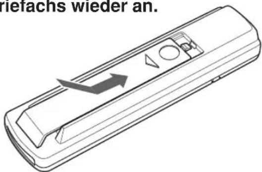 JVC RCBF10 - ■ Batterien in die Fernbedienung einlegen - 3