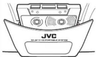 JVC RCBF10 - Legen Sie eine Kassette ein. - 3