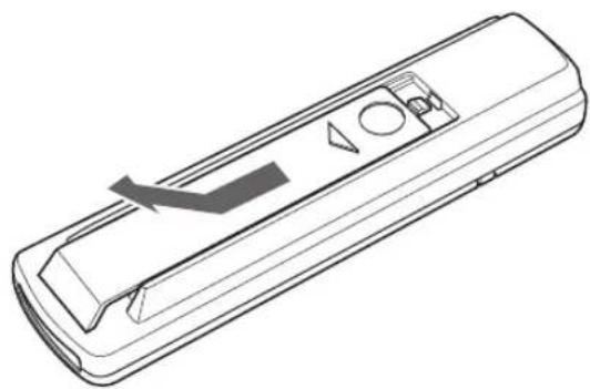 JVC RCBF10 - ■ Batterien in die Fernbedienung einlegen - 1