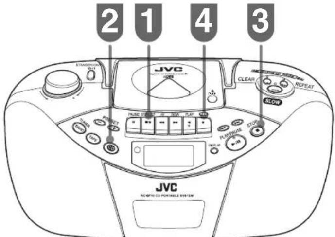 JVC RCBF10 - Enregistrement de pistes à partir d'un CD - 1