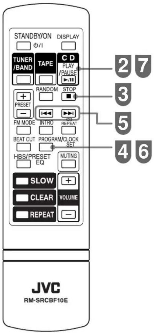 JVC RCBF10 - Programma afspelen - 2