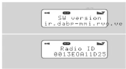 REVO Blik - Software Version and Radio ID - 1