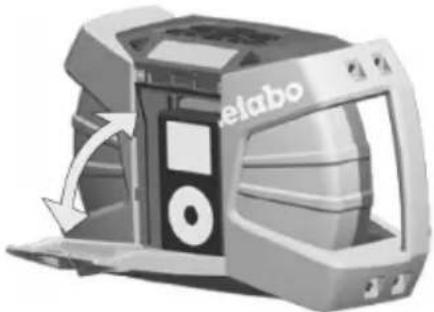 METABO PowerMaxx RC 12 - Τοποθέτηση των εφεδρικών μπαταριών (2x AAA): - 5