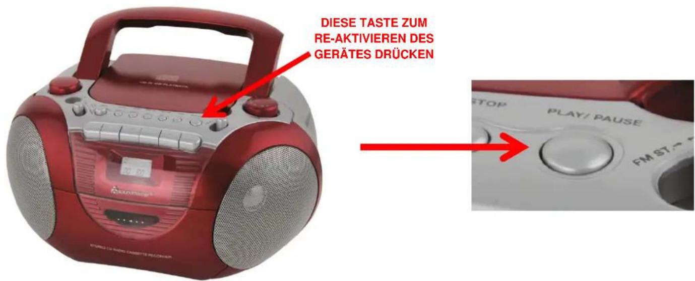 Soundmaster SCD5350SI - EINSCHALTEN DES GERÄTES - 1