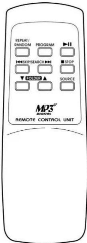 Soundmaster RCD1350 - TRANSMISOR DE CONTROL REMOTO FUNCIONES DE CONTROL - 1