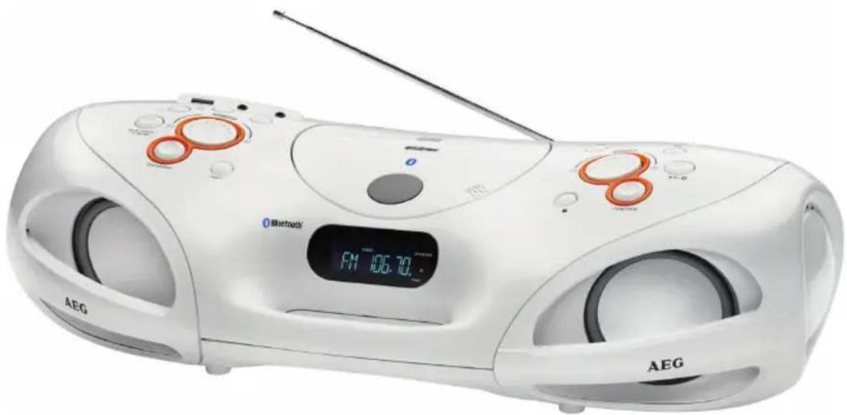 AEG SR 4371 BT - STEREORADIO- SOUNDBOX MIT BLUETOOTH CD/MP3 - 1
