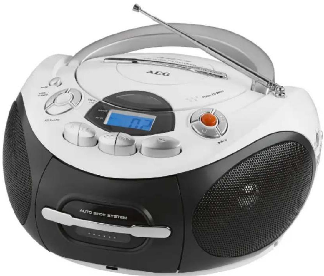 AEG SR 4353 - STEREO KASSETTEN-RADIO MIT CD - 1