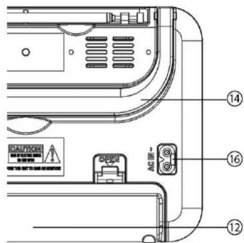 AKAI AR72 - Beschreibung von gerät und Bedienelementen - 3
