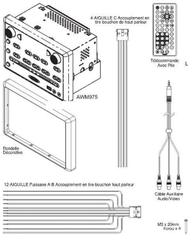 JENSEN AWM975 - Débrancher la pile - 2