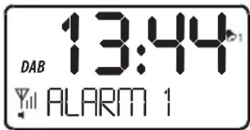 SEG CR 117 DAB+ - Réglage de l'alarme - 1