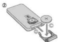 Soundmaster IP4060BT - Para substituir a bateria do controlo remoto: - 2