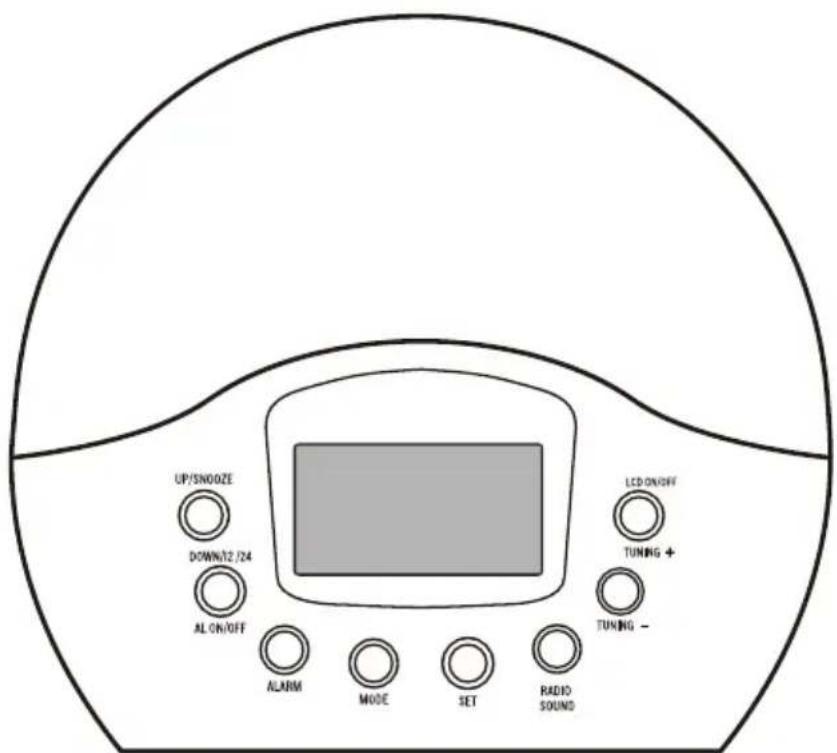 DENVER CRL300 - LED WAKEUP LIGHT - 1